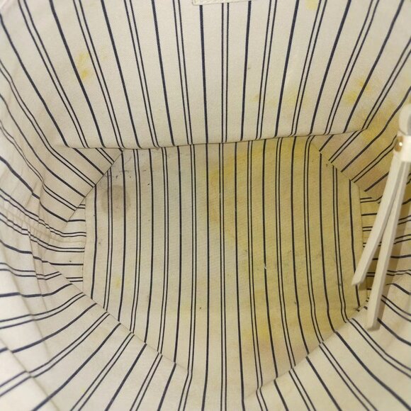 510520AX (S6) Louis Vuitton Tote Bag Citadine PM White Monogram Empreinte - Picture 6 of 9